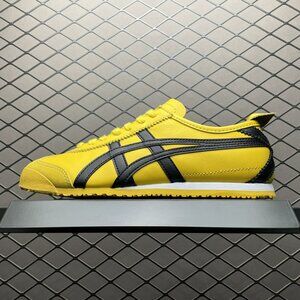 Mexico 66 Yellow Leather Sneakers Onitsuka Tiger